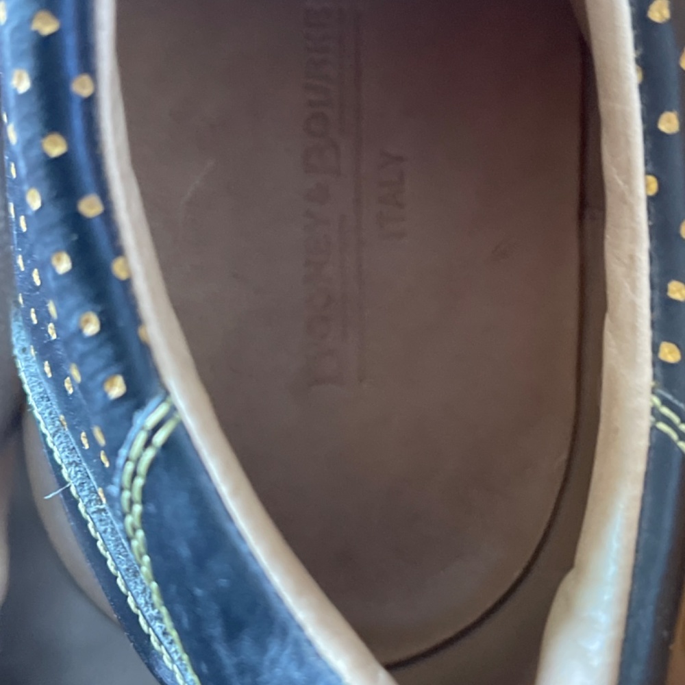 Dooney & Bourke Sneakers Leather Perforated Shoes - Picture 3 of 4